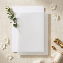 Effen Kleur Minimalistische Elegante Trouwkaart