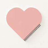 Effen kleur Monogram Sketchbook Notitieboek (Achterkant)