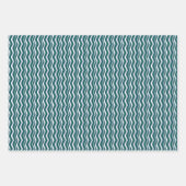 Effen kleur Oceanic Blauwgroen Inpakpapier Vel (Voorkant 3)
