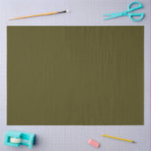 Effen kleur Olive Green Bronzetone Gifting Tissuepapier (Craft)