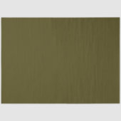 Effen kleur Olive Green Bronzetone Gifting Tissuepapier (Voorkant)
