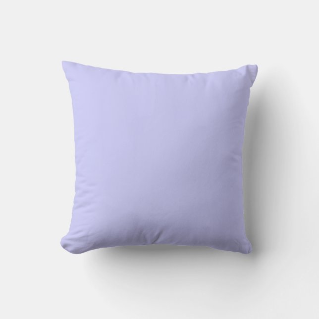 Effen kleur pastel lavendel licht Paarse kussen (Voorkant)