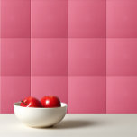 Effen kleur plain Camellia Roos roze Tegeltje<br><div class="desc">Effen kleur effen Camellia Roos roze ontwerp.</div>