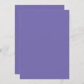 Effen Kleur Plat Uitnodigingen Aankondigingen Kaar (Voorkant / Achterkant)