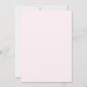 Effen Kleur Plat Uitnodigingen Aankondigingen Kaar (Voorkant)