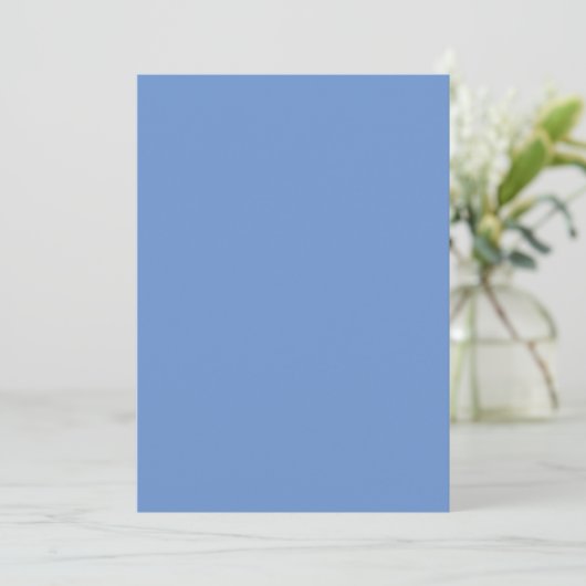 Effen kleur platte uitnodigingen aankondigingen ka (Staand voorkant)
