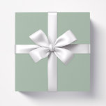 Effen kleur Sage Mist effen groen Cadeaupapier<br><div class="desc">Effen kleur Sage Mist effen groen ontwerp.</div>