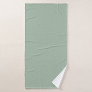 Effen kleur Sage Mist lichtgroen Badhanddoek