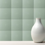 Effen kleur Sage Mist lichtgroen Tegeltje<br><div class="desc">Effen kleur Sage Mist lichtgroen ontwerp.</div>