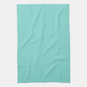 Effen kleur: turquoise aqua theedoek (Verticaal)