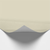 Effen kleur: zandbeige cadeaupapier (Hoek)