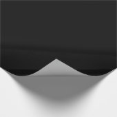 Effen kleur: zwart cadeaupapier (Hoek)