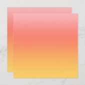 Effen kleuren - Geel tot Misty Pink ombre (Voorkant / Achterkant)