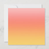 Effen kleuren - Geel tot Misty Pink ombre (Achterkant)