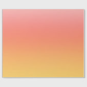 Effen kleuren - Geel tot Misty Pink ombre Cadeaupapier (Vlak)