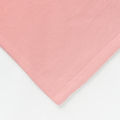 Effen kleuren - Geel tot Misty Pink ombre Fleece Deken (Hoek)