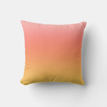 Effen kleuren - Geel tot Misty Pink ombre