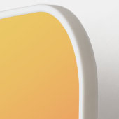 Effen kleuren - Geel tot Misty Pink ombre Pickleball Paddle (Links Detail)