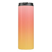 Effen kleuren - Geel tot Misty Pink ombre Thermosbeker (Achterkant)