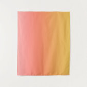 Effen kleuren - Geel tot Misty Pink ombre Wandkleed (Voorkant)