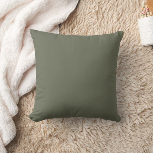 Effen kleuren groen en roze accent kussen (Deken)