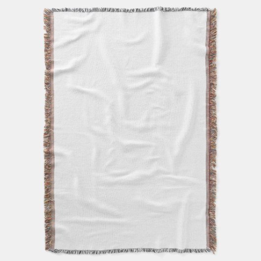 Effen kleurendeken - gepersonaliseerd thuisaccent deken (Voorkant Verticaal)