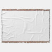 Effen kleurendeken - gepersonaliseerd thuisaccent deken (Voorkant)