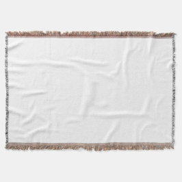 Effen kleurendeken - gepersonaliseerd thuisaccent deken