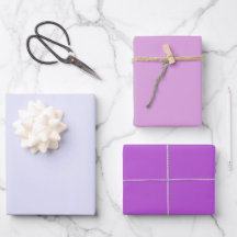 Effen lavendel pruim orchidee paarse tinten 3 tone