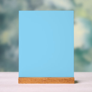 Effen lichtblauwe achtergrond egaal gekleurd acryl bord