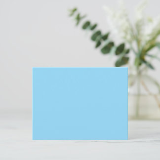 Effen lichtblauwe achtergrond egaal gekleurd briefkaart