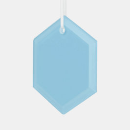 Effen lichtblauwe achtergrond egaal gekleurd glas ornament