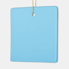Effen lichtblauwe achtergrond egaal gekleurd keramisch ornament