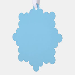 Effen lichtblauwe achtergrond egaal gekleurd ornament kaart