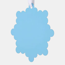 Effen lichtblauwe achtergrond egaal gekleurd ornament kaart