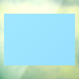 Effen lichtblauwe achtergrond egaal gekleurd raamsticker