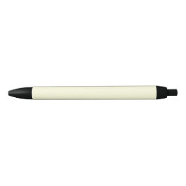 Effen lichtgele kleur vast zwarte inkt pen