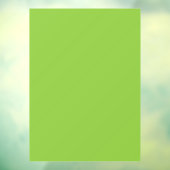 Effen lichtgroene achtergrondstructuur raamsticker (Vel 3)