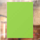 Effen lichtgroene achtergrondstructuur raamsticker (Vel 2)