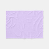 Effen lila achtergrond fleece deken (Voorkant (Horizontaal))