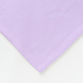 Effen lila achtergrond fleece deken (Hoek)