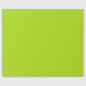 effen limoengroene kleur cadeaupapier (Vlak)