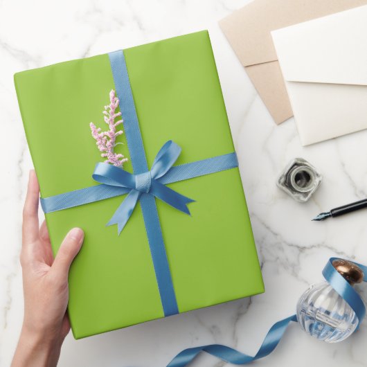 Effen limoengroene kleur tint cadeaupapier (Geschenken)