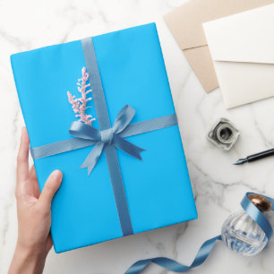 Effen luchtblauwe kleur tint toon cadeaupapier