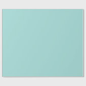 Effen massief teal cadeaupapier (Vlak)