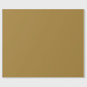 Effen matte medium goud cadeaupapier (Vlak)