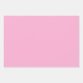 Effen Nadeshiko anjer roze tinten 3 tinten Wr Inpakpapier Vel (Voorkant 3)