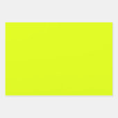 effen neon kleuren inpakpapier vel (Voorkant 2)
