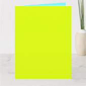 effen neon kleuren kaart (Voorkant)
