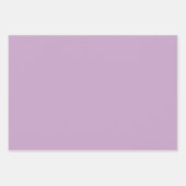 Effen orchidee pruim Lila Paarse tinten 3 tinten Inpakpapier Vel (Voorkant 3)